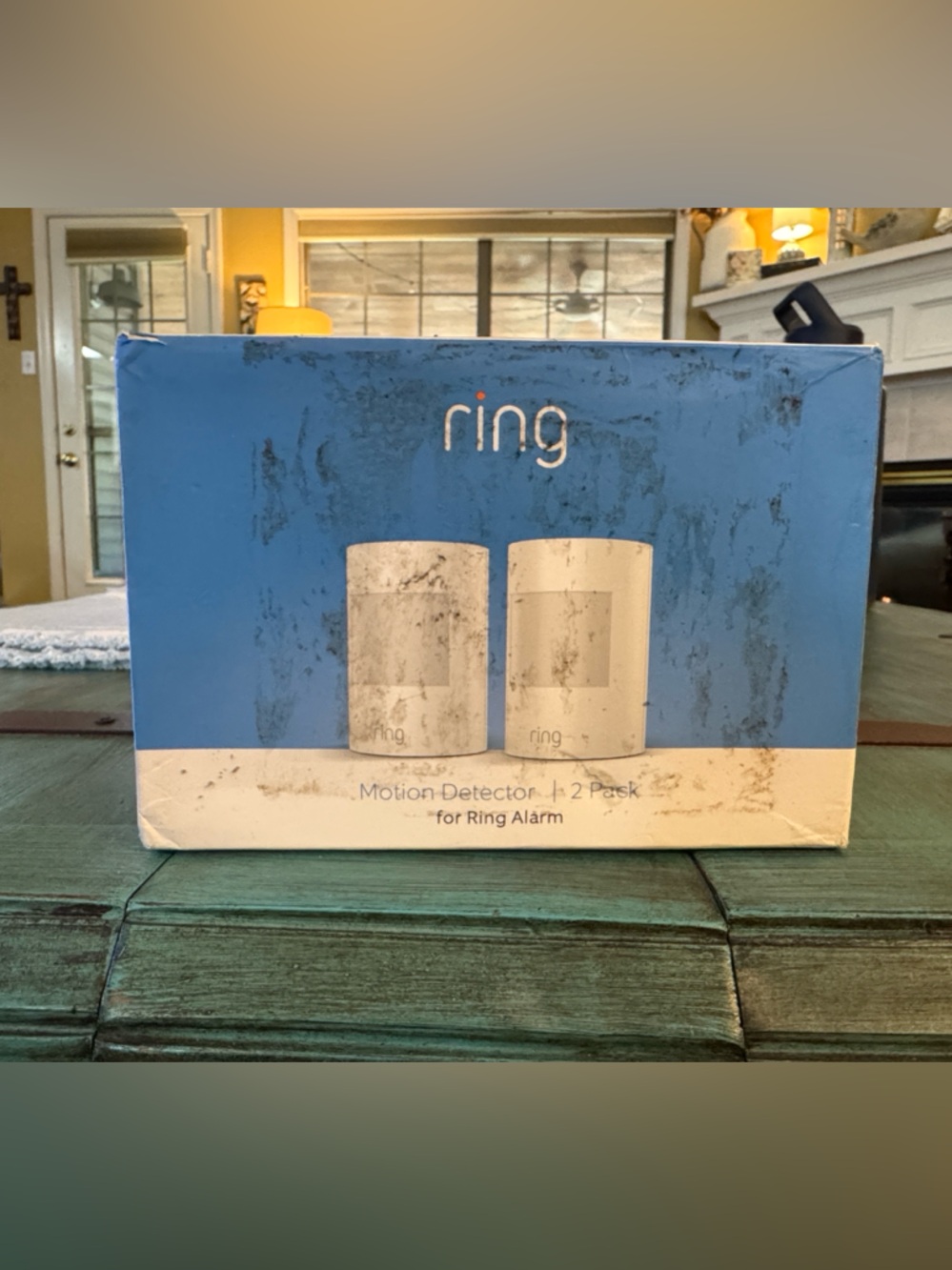 Ring White Motion Detector Sensors - Pair